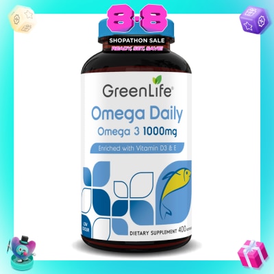 GREENLIFE - GL OMEGA DAILY OMEGA 3 400S