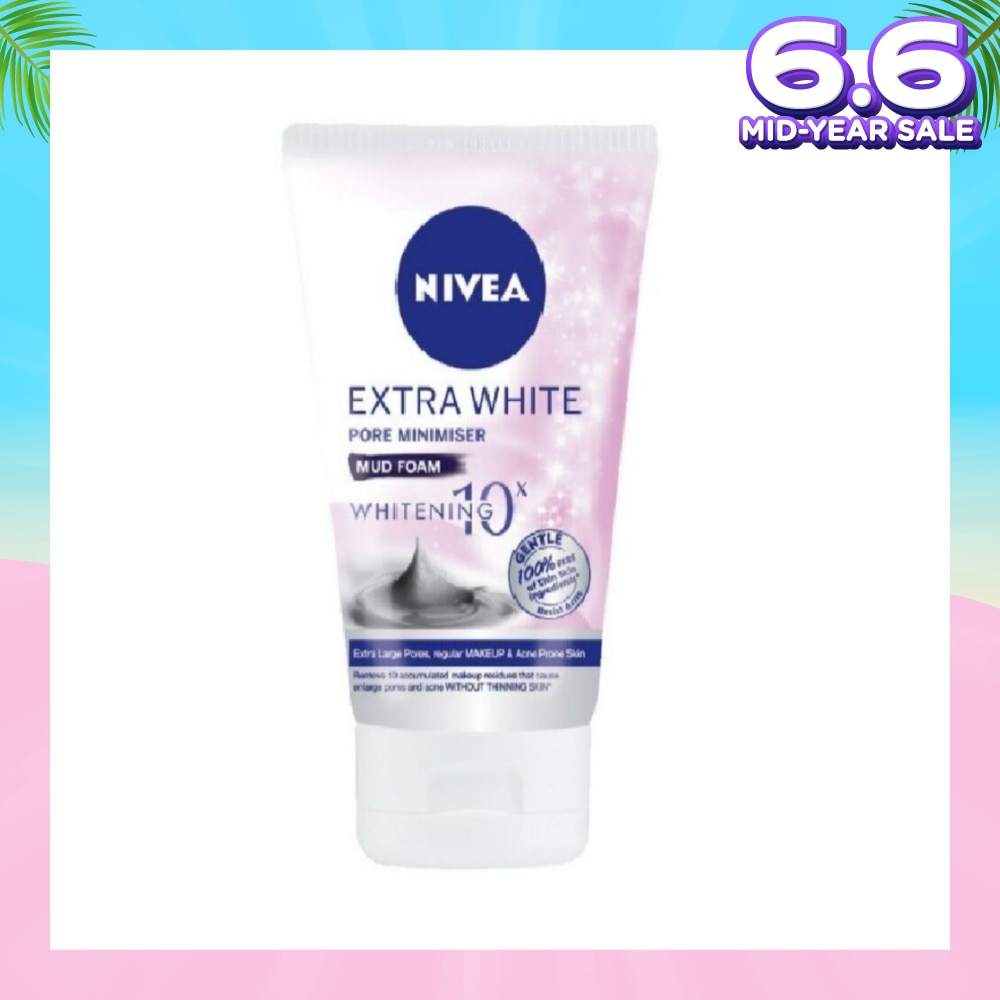 Extra White Pore Minimiser Mud Foam 100g
