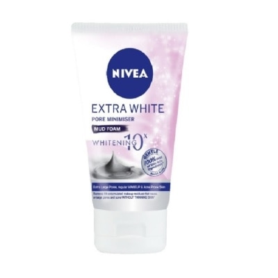 NIVEA Extra White Pore Minimiser Mud Foam 100g