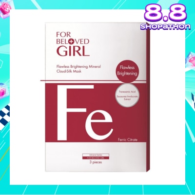 FOR BELOVED GIRL Flawless Brightening Mineral Cloud-Silk Mask 3s