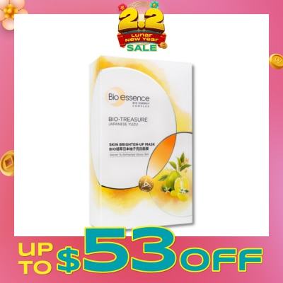 BIO ESSENCE Bio Treasure Skin Brighten Up Mask 10s
