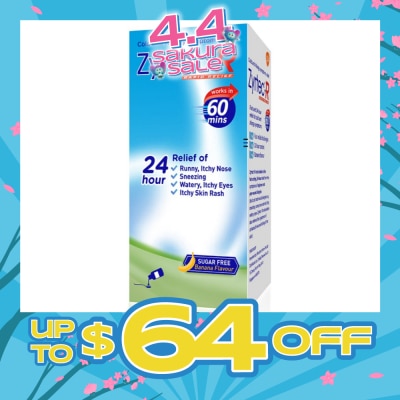 ZYRTEC - Oral Antihistamine Solution for cold & allergy (For Kids above 2 years old) 75ml