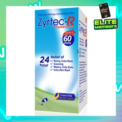 ZYRTEC Zyrtec Oral Antihistamine Solution for cold & allergy (For Kids above 2 years old) 75ml