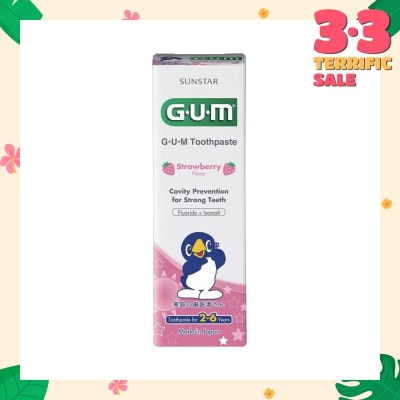 GUM KIDS Toothpaste 2-6 Years Strawberry 70g