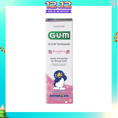 GUM KIDS Toothpaste 2-6 Years Strawberry 70g