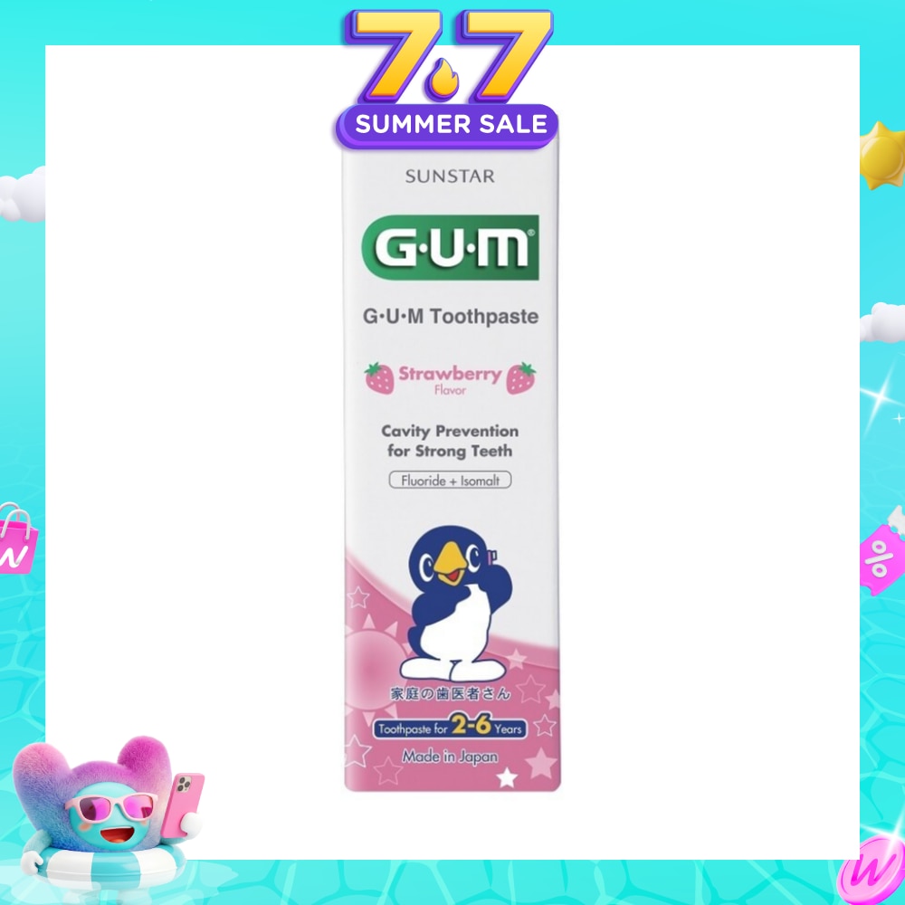 Toothpaste 2-6 Years Strawberry 70g