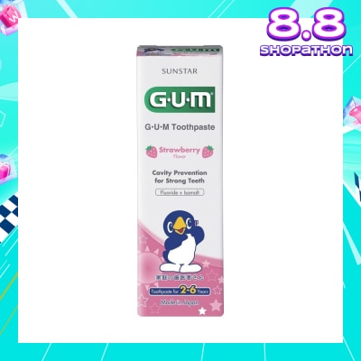 GUM KIDS Toothpaste 2-6 Years Strawberry 70g