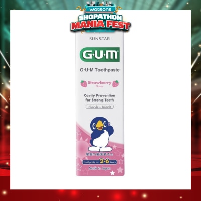 GUM KIDS - Toothpaste 2-6 Years Strawberry 70g