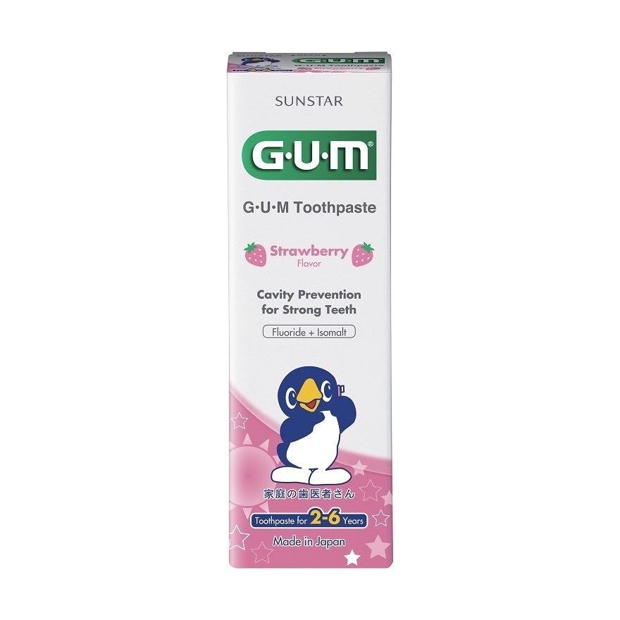 Toothpaste 2-6 Years Strawberry 70g