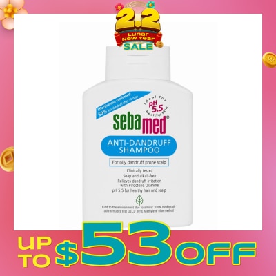 SEBAMED Anti-Dandruff Shampoo (Relieves Dandruff and Irritation) 200ml