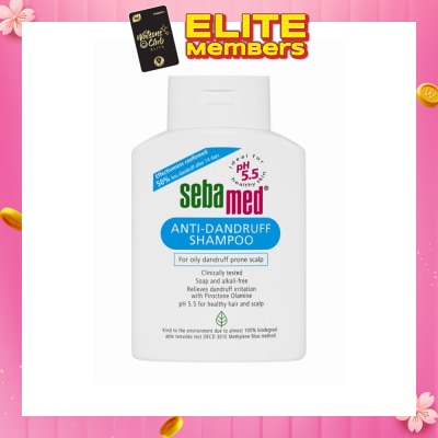 SEBAMED Anti-Dandruff Shampoo (Relieves Dandruff and Irritation) 200ml