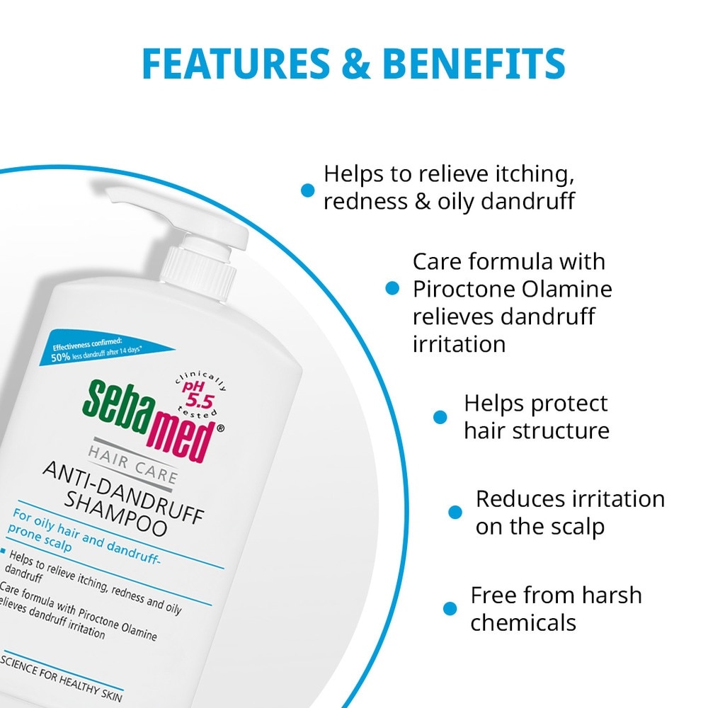 Anti-Dandruff Shampoo (Relieves Dandruff and Irritation) 400ml