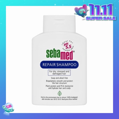 SEBAMED Repair Shampoo (For Damaged Hair) 200ml (Expiry: Aug`2026)
