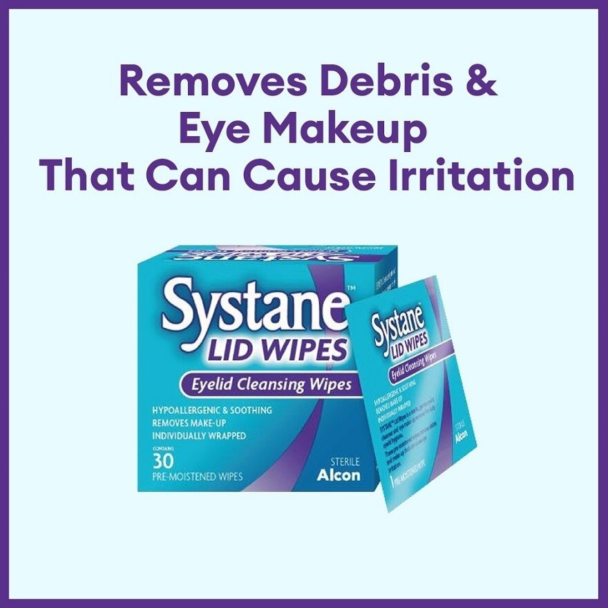 Systane eyelid pre-moistened cleansing wipes 30s