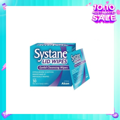 ALCON Systane eyelid pre-moistened cleansing wipes 30s