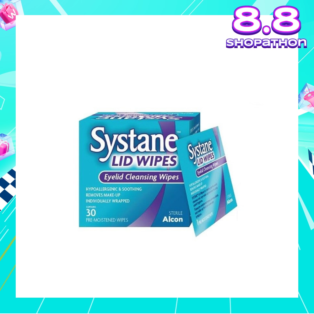 Systane eyelid pre-moistened cleansing wipes 30s