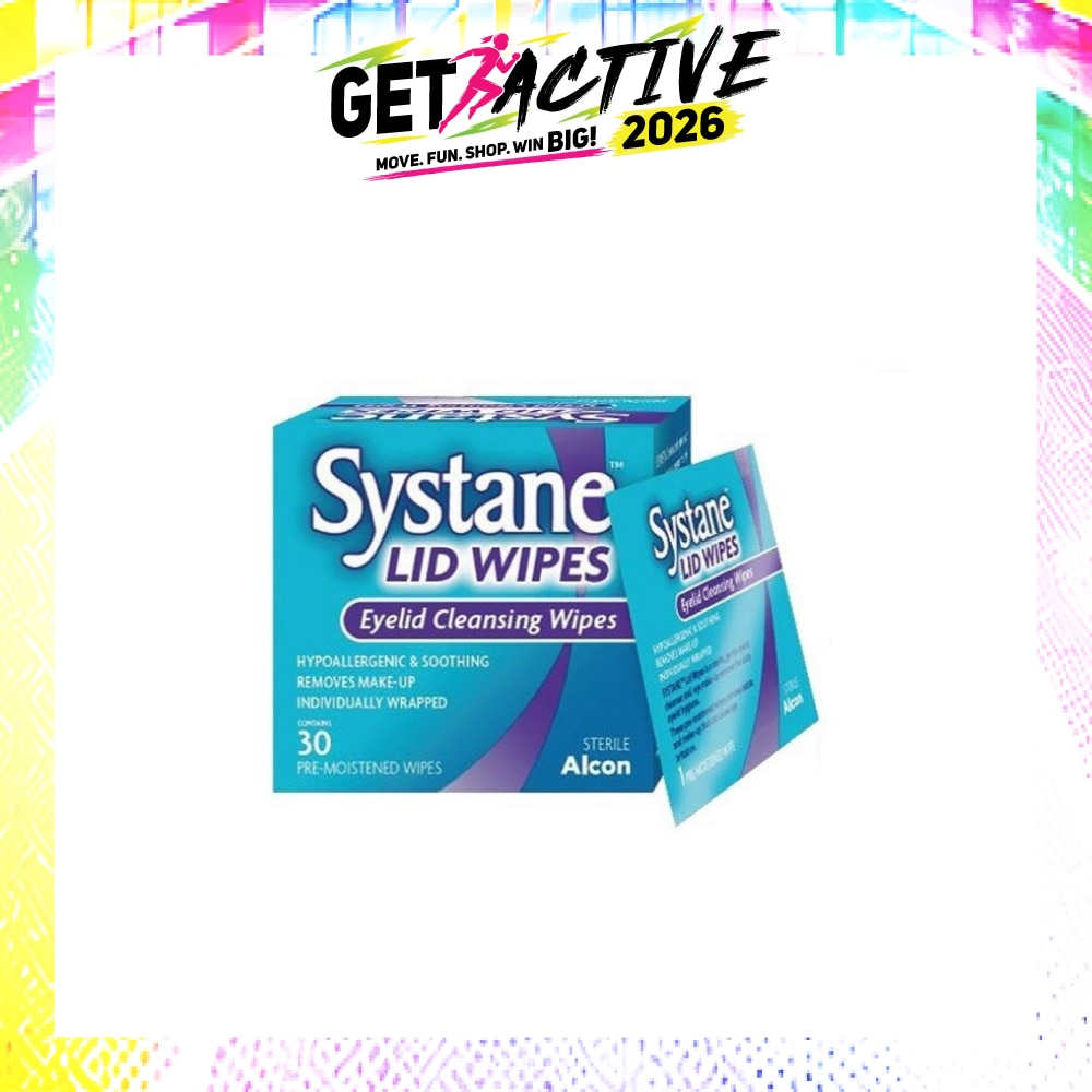 Systane eyelid pre-moistened cleansing wipes 30s image