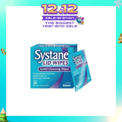 ALCON Systane eyelid pre-moistened cleansing wipes 30s