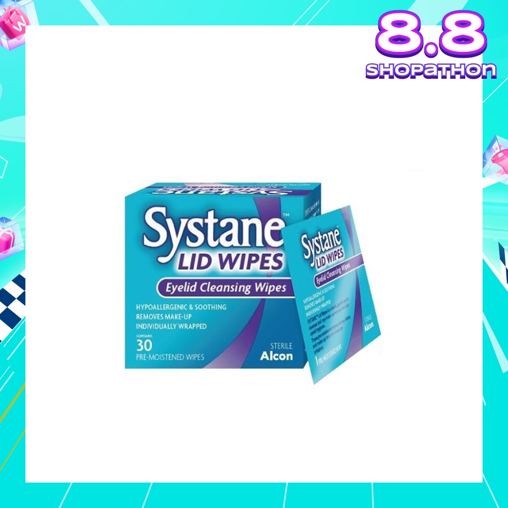 Systane eyelid pre-moistened cleansing wipes 30s