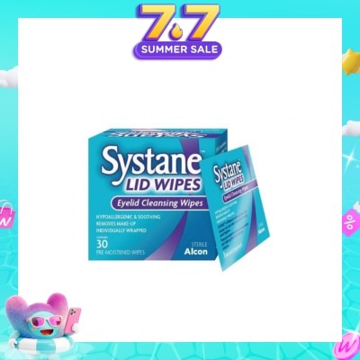 ALCON - Systane eyelid pre-moistened cleansing wipes 30s