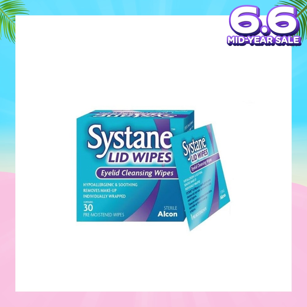 Systane eyelid pre-moistened cleansing wipes 30s