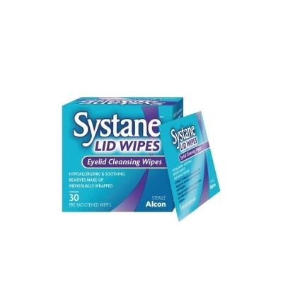 ALCON Systane eyelid pre-moistened cleansing wipes 30s