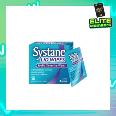 ALCON Systane eyelid pre-moistened cleansing wipes 30s
