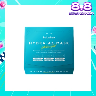 LULULUN Hydra Azelaic Acid Sheet Mask (For Rough Skin Prevention, Controls Breakouts, Skin Conditioning & Brightening) 28s