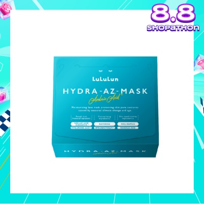 LULULUN Hydra Azelaic Acid Sheet Mask (For Rough Skin Prevention, Controls Breakouts, Skin Conditioning & Brightening) 28s