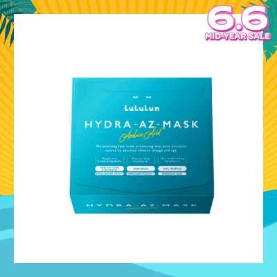 LULULUN Hydra Azelaic Acid Sheet Mask (For Rough Skin Prevention, Controls Breakouts, Skin Conditioning & Brightening) 28s
