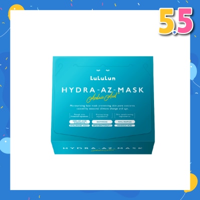 LULULUN Hydra Azelaic Acid Sheet Mask (For Rough Skin Prevention, Controls Breakouts, Skin Conditioning & Brightening) 28s