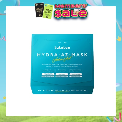 LULULUN - Hydra Azelaic Acid Sheet Mask (For Rough Skin Prevention, Controls Breakouts, Skin Conditioning & Brightening) 28s