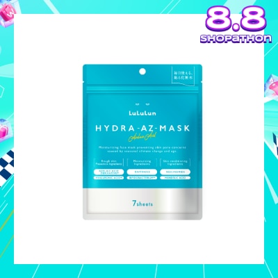 LULULUN Hydra Azelaic Acid Sheet Mask (For Rough Skin Prevention, Controls Breakouts, Skin Conditioning & Brightening) 7s