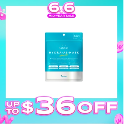 LULULUN - Hydra Azelaic Acid Sheet Mask (For Rough Skin Prevention, Controls Breakouts, Skin Conditioning & Brightening) 7s