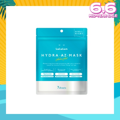 LULULUN Hydra Azelaic Acid Sheet Mask (For Rough Skin Prevention, Controls Breakouts, Skin Conditioning & Brightening) 7s