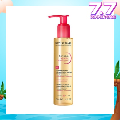 BIODERMA Sensibio Micellar Cleansing Oil & Waterproof Makeup Remover (For Sensitive Skin, Eyes & Lips) 150ml