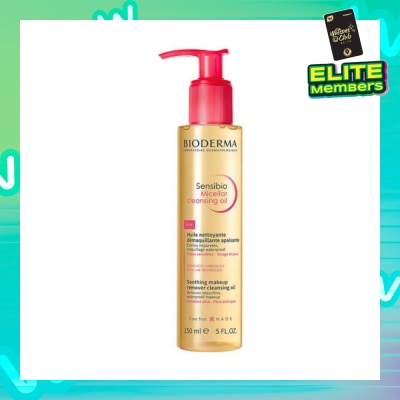 BIODERMA Sensibio Micellar Cleansing Oil & Waterproof Makeup Remover (For Sensitive Skin, Eyes & Lips) 150ml