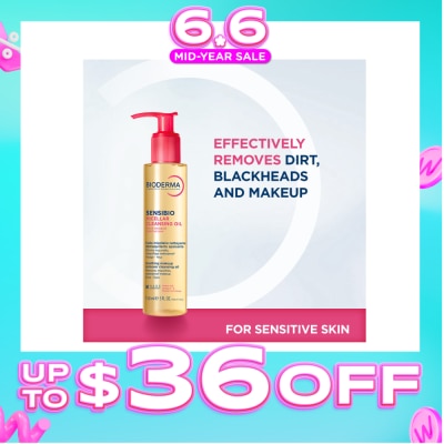 BIODERMA - Sensibio Micellar Cleansing Oil & Waterproof Makeup Remover (For Sensitive Skin, Eyes & Lips) 150ml