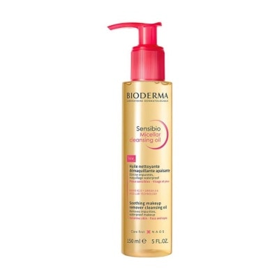 BIODERMA Sensibio Micellar Cleansing Oil & Waterproof Makeup Remover (For Sensitive Skin, Eyes & Lips) 150ml