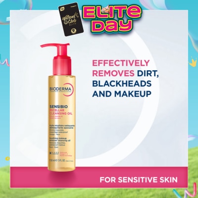 BIODERMA - Sensibio Micellar Cleansing Oil & Waterproof Makeup Remover (For Sensitive Skin, Eyes & Lips) 150ml
