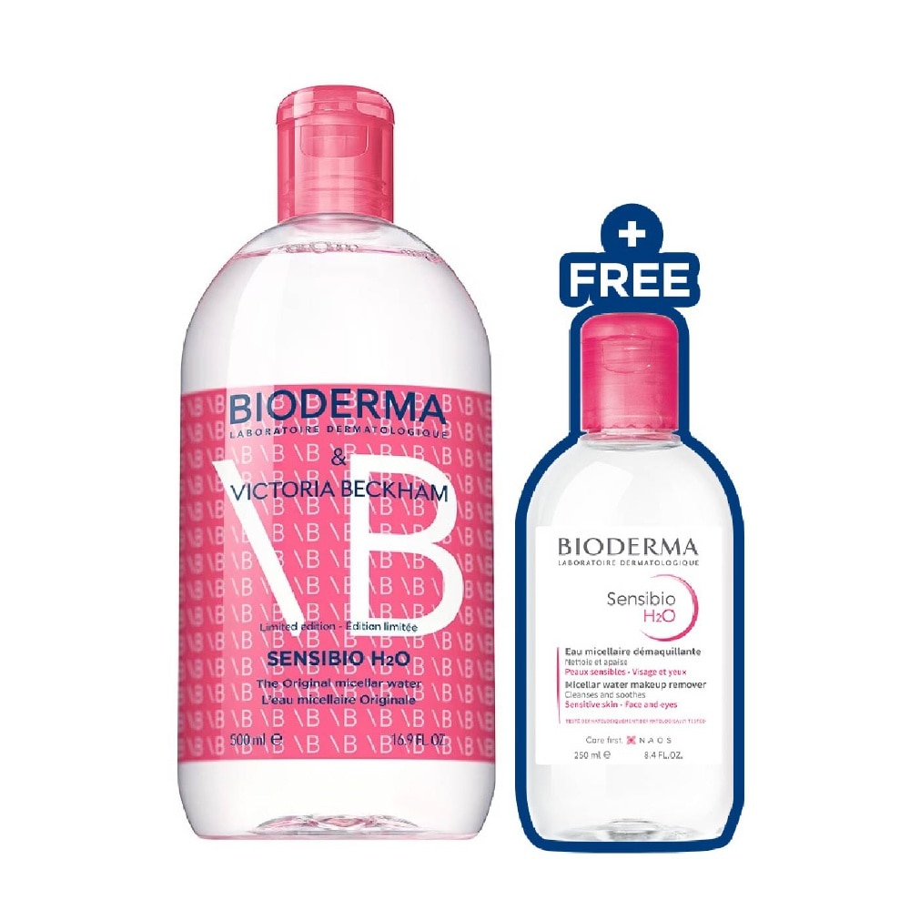 Limited Edition X Victoria Beckham Sensibio H2O The Original Micellar Water (Facial Non-Rinse Cleanser For Sensitive Skin) 500ml