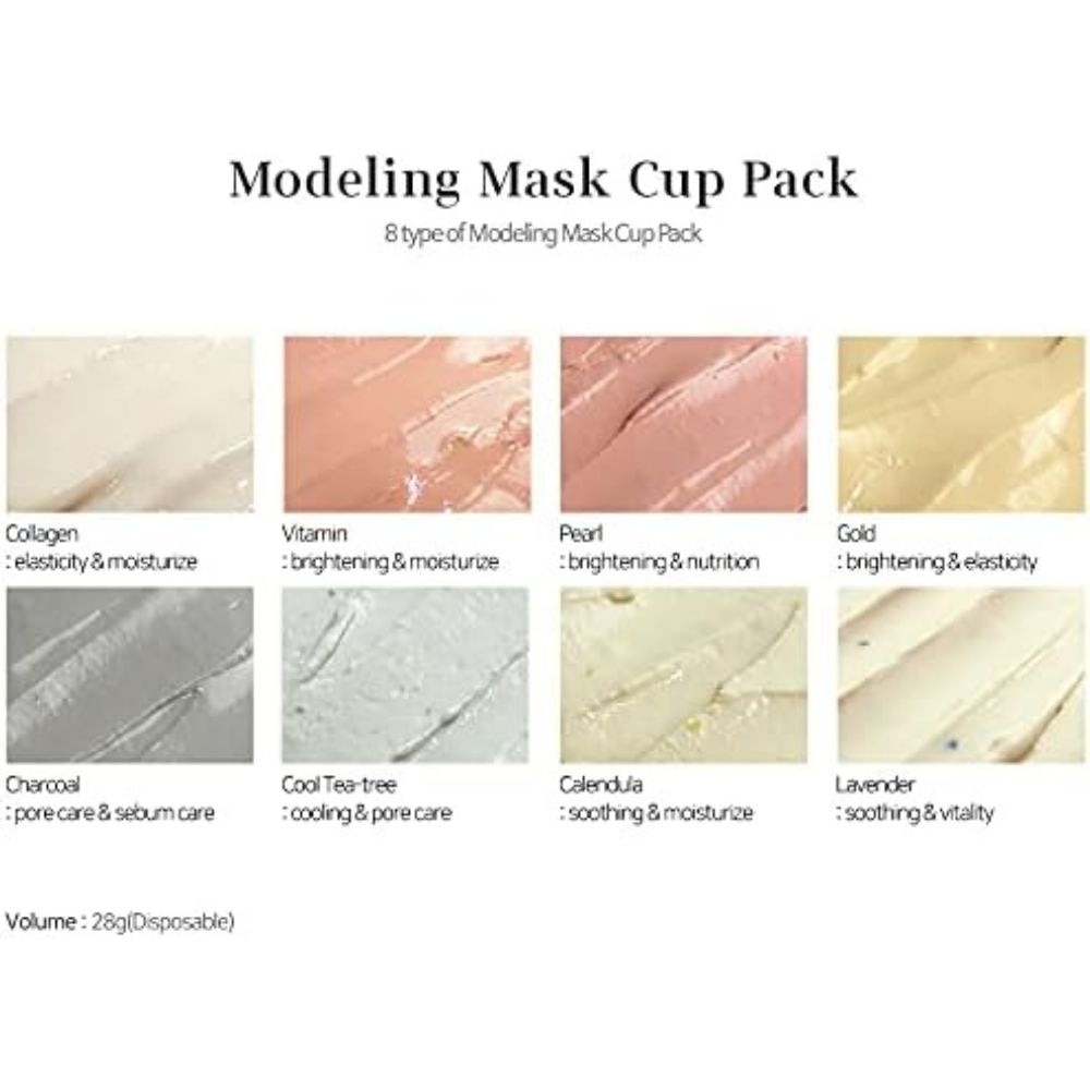 Pearl Modeling Mask Cup Pack (For Elasticity & Moisturising) 1s