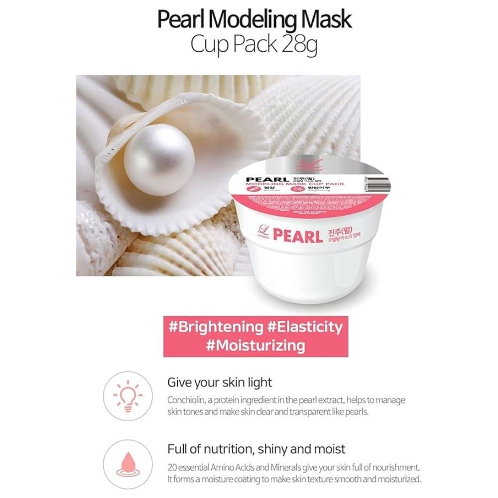 Pearl Modeling Mask Cup Pack (For Elasticity & Moisturising) 1s