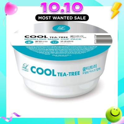 LINDSAY Cool Tea Tree Modeling Mask Cup Pack (For Soothing & Pore Care) 1s image