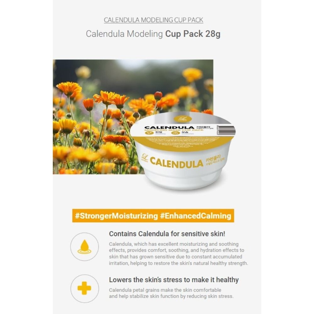 Calendula Modeling Mask Cup Pack (For Soothing & Moisturising) 1s