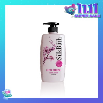 SILKPRO Silk Bath Ultra Nourish with Cherry Blossom 750ml