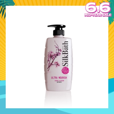 SILKPRO Silk Bath Ultra Nourish with Cherry Blossom 750ml