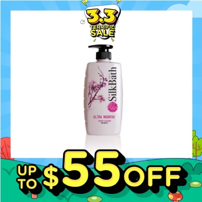 SILKPRO Silk Bath Ultra Nourish with Cherry Blossom 750ml