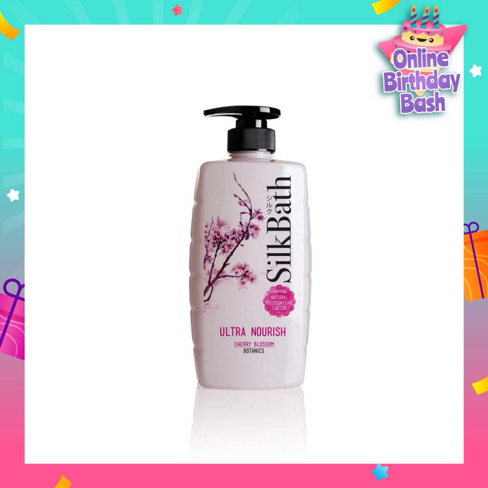 Silk Bath Ultra Nourish with Cherry Blossom 750ml