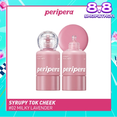 PERIPERA Syrupy Tok Cheek 02 Milky Lavender 1s